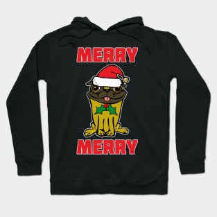 Merry Merry Pug Hoodie